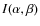 $I(\alpha,\beta)$