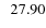 $\; \; 27.90$