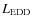 $ L_{\rm EDD}$