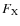 $F_{\rm X}$