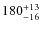 $180^{\rm +13}_{-16}$