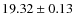 $19.32\pm0.13$