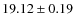 $19.12\pm0.19$