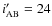 $i'_{\rm AB} = 24$