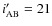 $i'_{\rm AB}=21$