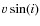 $v \sin (i)$