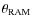 $\theta_{\rm RAM}$