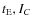 $t_{\rm E},I_C$