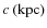 $c\ ({\rm kpc})$