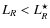 $L_{R} < L_{R}^{\star }$