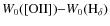 $W_0 {\rm ([OII])}{-}W_0 {\rm (H_\delta)}$