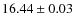 $16.44\pm0.03$