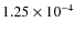 $1.25\times 10^{-4}$