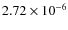 $2.72\times 10^{-6}$