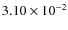 $3.10\times 10^{-2}$