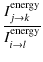 $\displaystyle \frac{I_{j \rightarrow k}^{\rm energy}}{I_{i \rightarrow l}^{\rm energy}}$