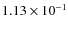 $1.13\times 10^{-1}$