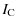 $\displaystyle I_{\rm C}$