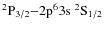${\rm ^2P_{3/2}} {-}
{\rm 2p^63s~^2S_{1/2}}$