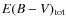 $E(B-V)_{\rm tot}$