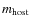 $m_{\rm host}$