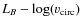 $L_{B}-\log(v_{\rm circ})$
