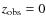 $z_{\rm obs}=0$