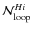 ${\mathcal{N}^{H {\sc i}}_{\rm loop}}$