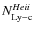 $N^{He {\sc ii}}_{\rm Ly-c}$