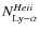 $N^{He {\sc ii}}_{\rm Ly-\alpha}$