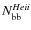 $N^{He {\sc ii}}_{\rm bb}$