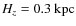 $H_z=0.3~\rm {kpc}$