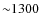 ${\sim}1300$