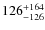 $\rm 126_{-126}^{+164}$