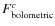 $F_{\rm bolometric}^c$