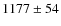 $1177\pm54$