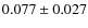 $0.077\pm0.027$