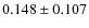 $0.148\pm0.107$