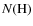 $N{\mbox{(H)}}$