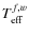 $T_{\rm eff}^{f,w}$