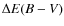 $\Delta E(B-V)$