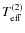 $T^{(2)}_{\rm eff}$