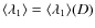$\langle\lambda_1\rangle = \langle\lambda_1\rangle(D)$