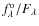 $f^{\rm o}_{\lambda}/F_{\lambda}$