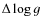$\Delta\log g$