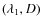 $(\lambda _1, D)$