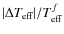 $\vert\Delta T_{\rm eff}\vert/T_{\rm eff}^f$