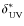 $\delta^*_{\rm UV}$