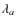 $\lambda_a$