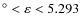 $^{\circ} < \varepsilon < 5.293$